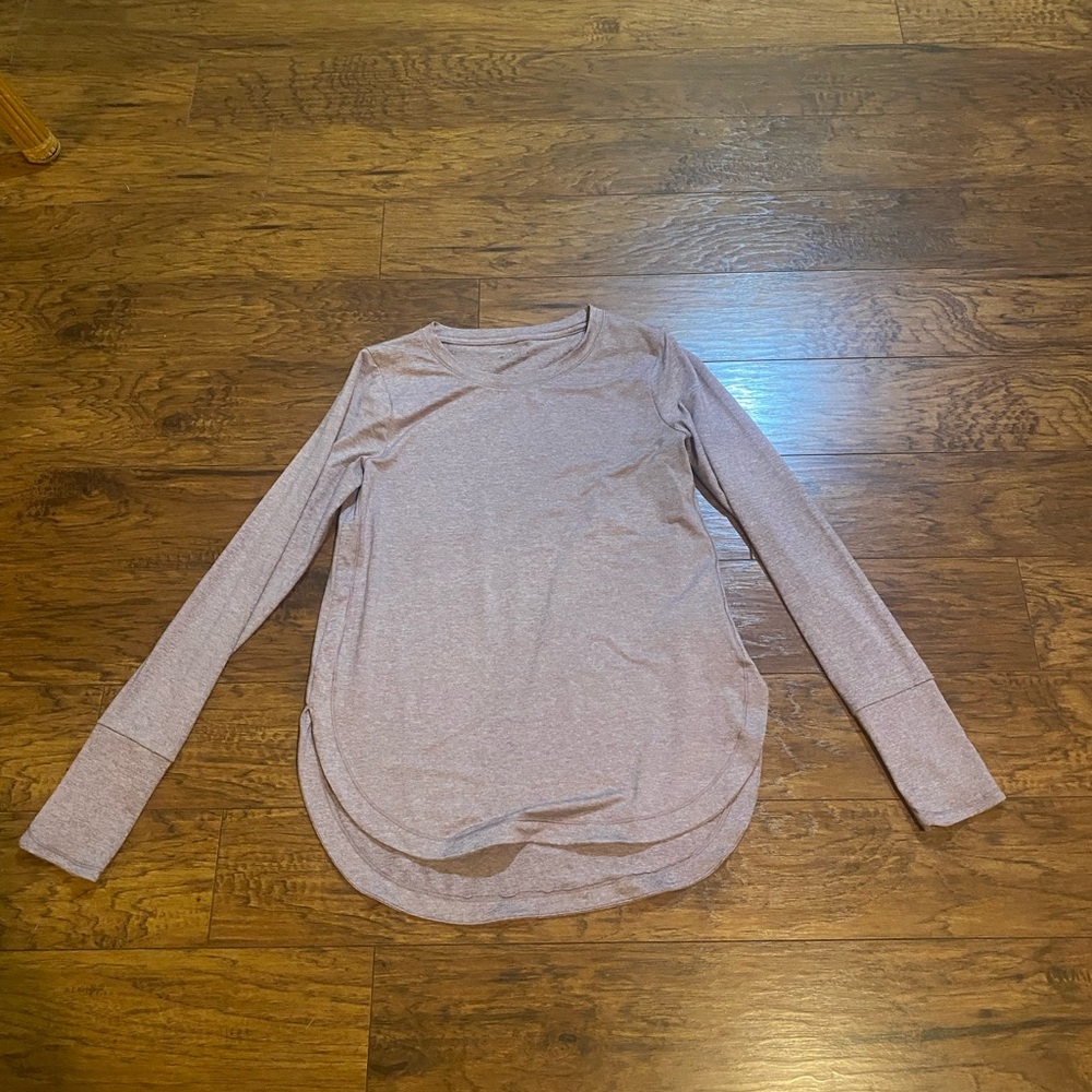 Athleta purple long sleeve top
